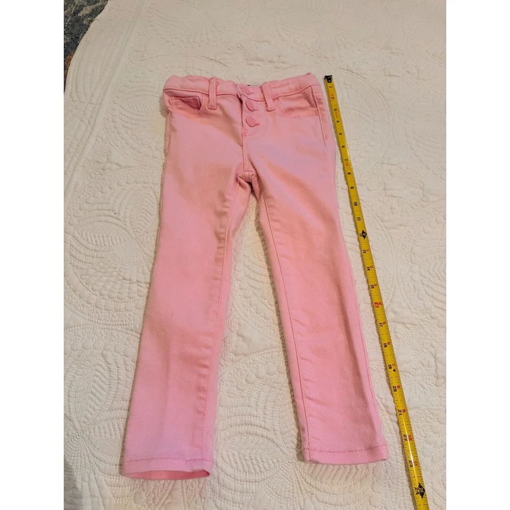 *NWOT* Old Navy Toddler Girls Rockstar Jeggings Denim Pink Size 4T